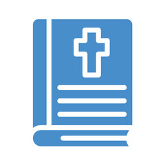 Obraz premium Bible Vector Icon Design Illustration
