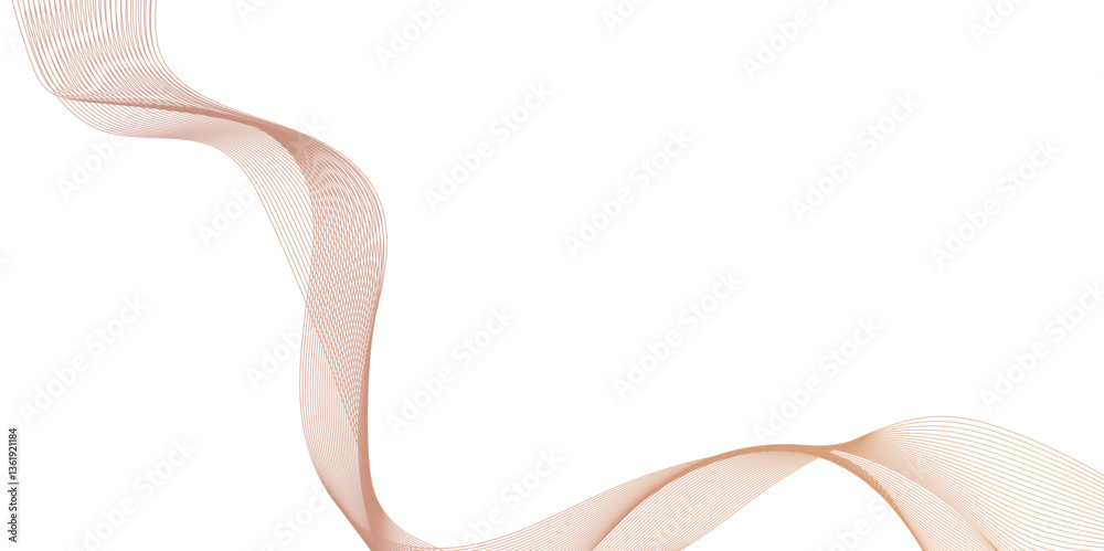 Canvas Prints abstract golden wavy line background, the design element is a colored wave. template for advertising