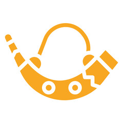 Horn Vector Icon Design Illustration