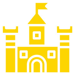 Castle Vector Icon Design Illustration