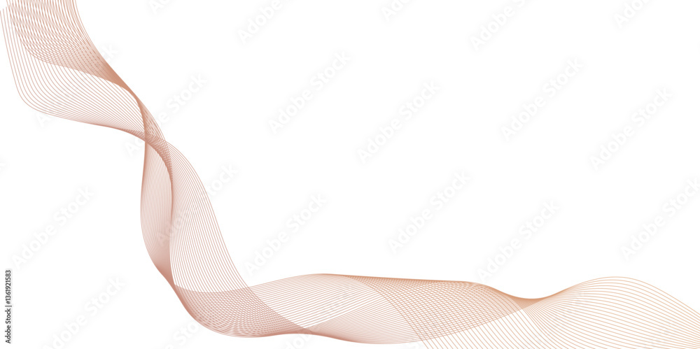Canvas Prints abstract golden wavy line background, the design element is a colored wave. template for advertising