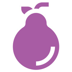 Pear Vector Icon Design Illustration