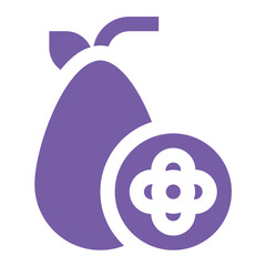 Kumquat Vector Icon Design Illustration