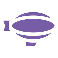 Flying Airship Vector Icon Design Illustration © Graphixs Art