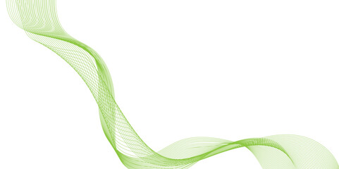  abstract wave element for design , template for advertising, computer background, Abstract with green wavy lines background, colorful waves line design and also use for wallpaper.