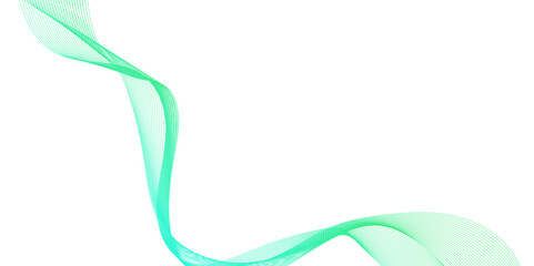 abstract multicolor gradient wave lines vector background, Abstract background with green wavy lines, flowing lines with gradient texture, the green lines are very thin.