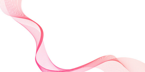 Abstract red color wave line background, digital future technology concept, contour line patterned background illustration,  twisted curve lines and blend effect.
