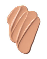 Beige Foundation Swatch with Smooth Texture