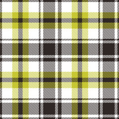 Modern Seamless Tartan in Vivid Dark Grey tones Textile Design