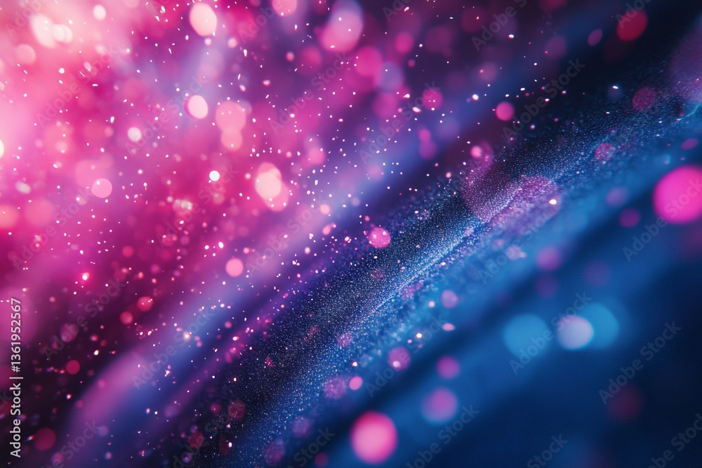 Aufkleber colorful abstract design showcasing vibrant dots and sparkling light effects in a dreamy background