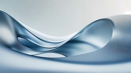 Abstract Flowing Metal Design