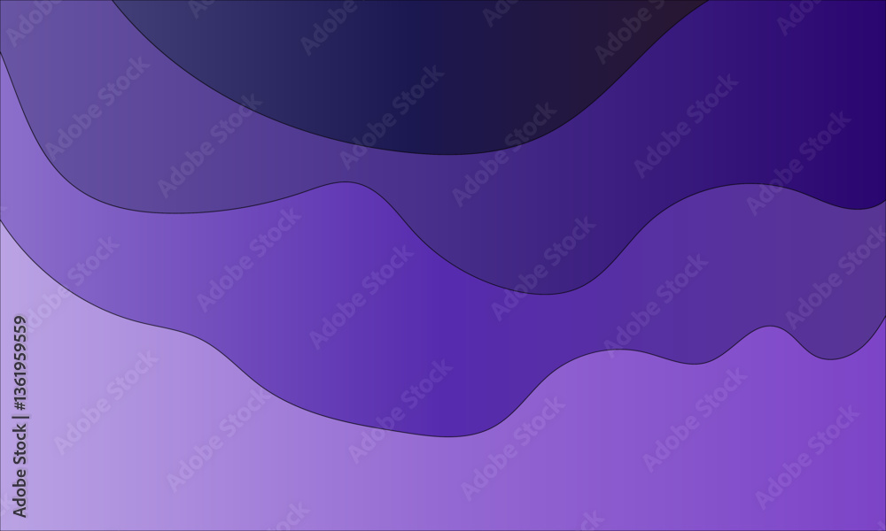Fototapete blue and purple abstract gradient background broken into vertical color lines