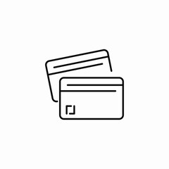 Credit card payment icon vector sign