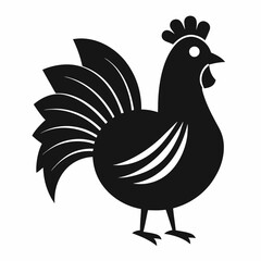hen and rooster