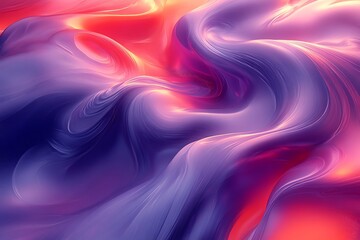 Obraz premium Swirling abstract colors create a flowing and mesmerizing visual experience