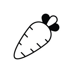 Carrot Vector icon