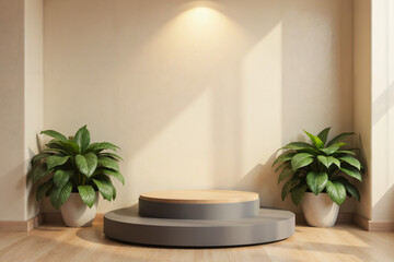 Minimalist Product Stage with Natural Light