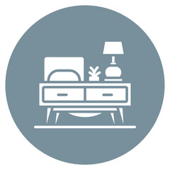 Nightstand Vector Icon
