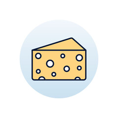 Cheese Vector icon