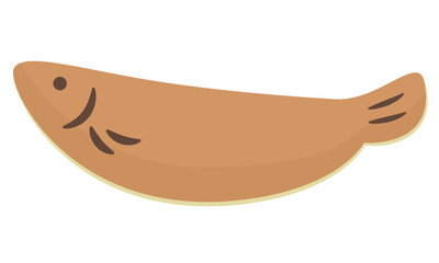 若鮎　鮎菓子のイラスト