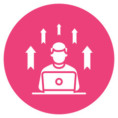 Growth Hacking Vector Icon