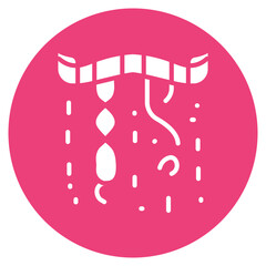 Party Streamer Vector Icon