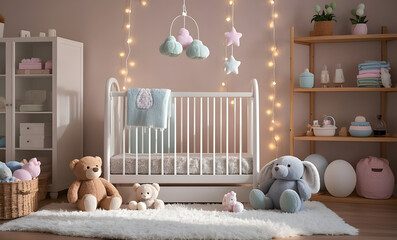 little girl sitting on a sofa in living room
