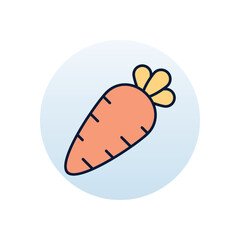 Carrot Vector icon