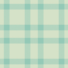 Modern Bright Light Grey Seamless Tartan Textile Design