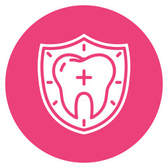 Teeth Grinding Protection Vector Icon