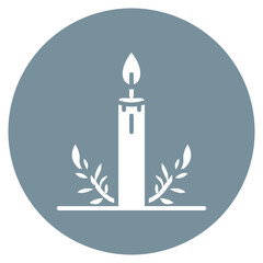 Unity Candle Vector Icon