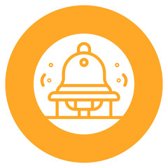 Fire Station Bell Vector Icon