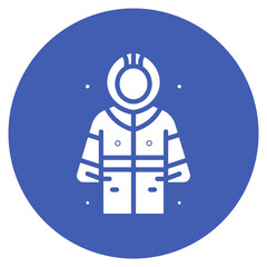 Hazmat Suit Vector Icon