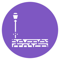 Cobbled Street Vector Icon