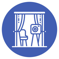 Photo Booth Vector Icon