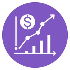 Revenue Forecast Vector Icon