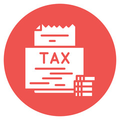 Tax Deduction Vector Icon