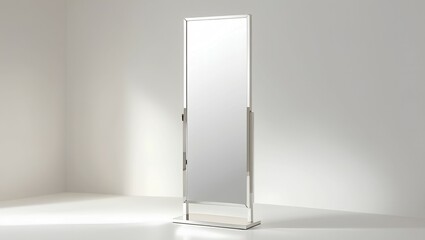 floor mirror, mirror, full length mirror, mirror mockup