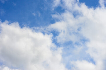 blue sky with clouds