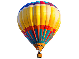 Isolated Colorful Hot Air Balloon