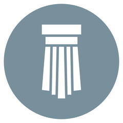 Pleats Vector Icon