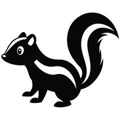 Fototapeta premium vector illustration of a cartoon squirrel