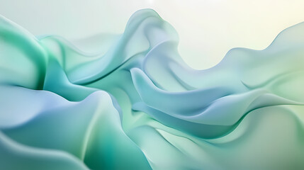 Obraz premium Abstract Flowing Fabric Design