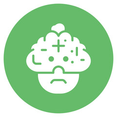 Suicidal Thoughts Vector Icon