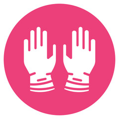 Sterile Gloves Vector Icon