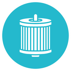 Oil Filter Vector Icon