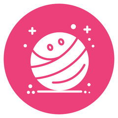 Stability Ball Vector Icon