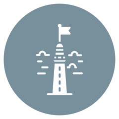 Standing Tower Vector Icon