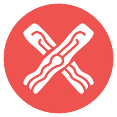 Hair Sectioning Clips Vector Icon