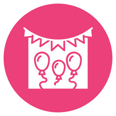 Celebration Garland Vector Icon